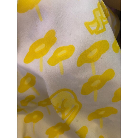 1970s The VESTED GENTRESS Hand Screen Print CAT Novelty Print Wrap Skirt M As Is - Picture 8 of 10